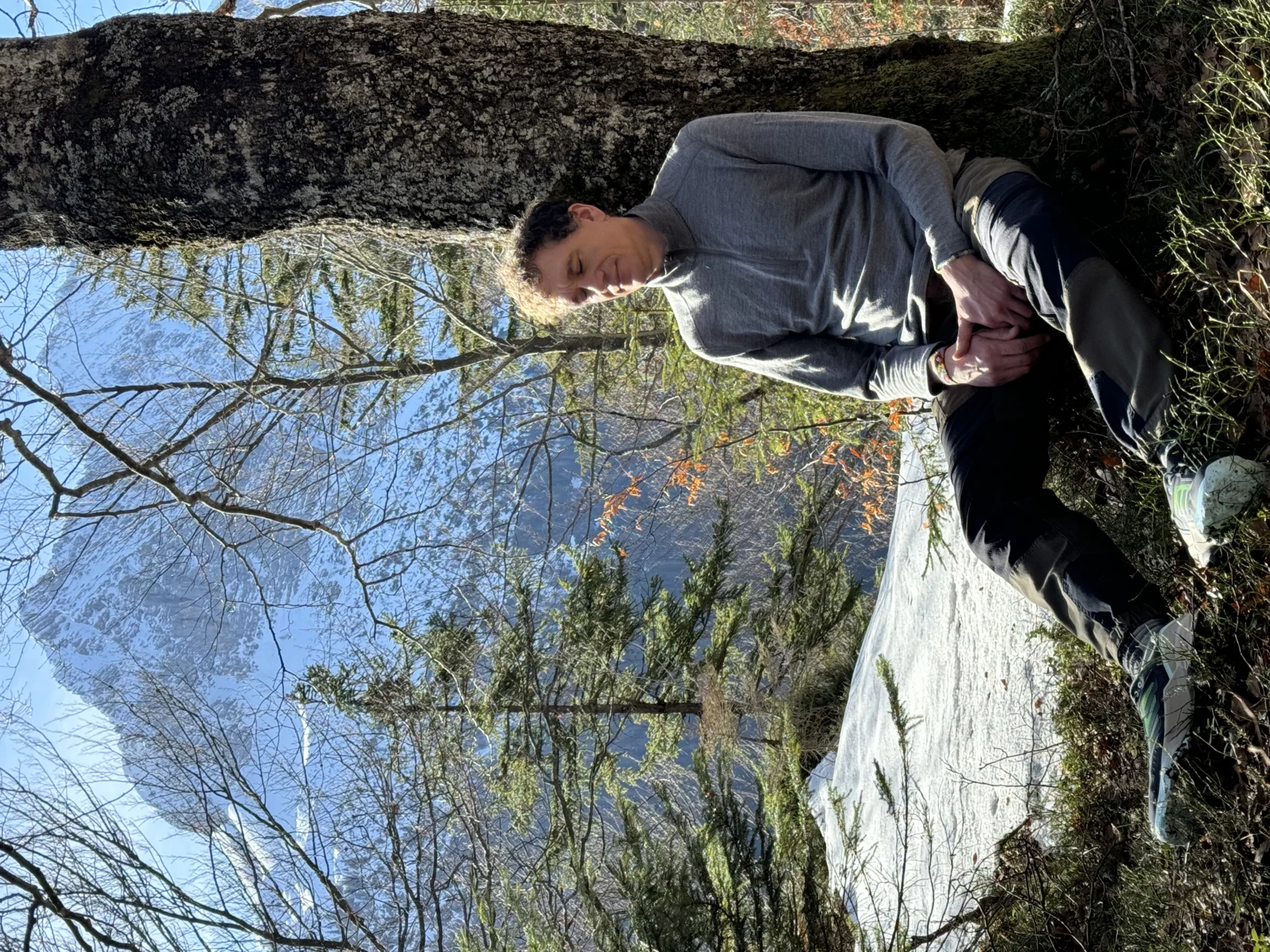 Meditation im Wald - Energie am Abend trotz Stress