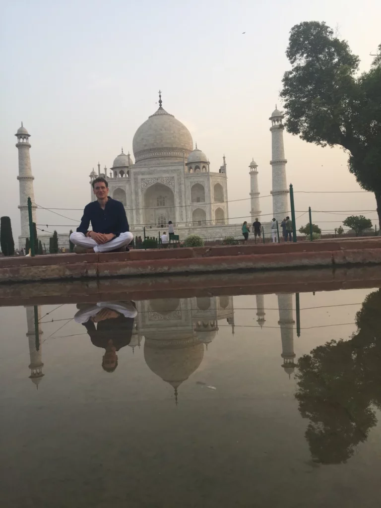 Mirco am Taj Mahal