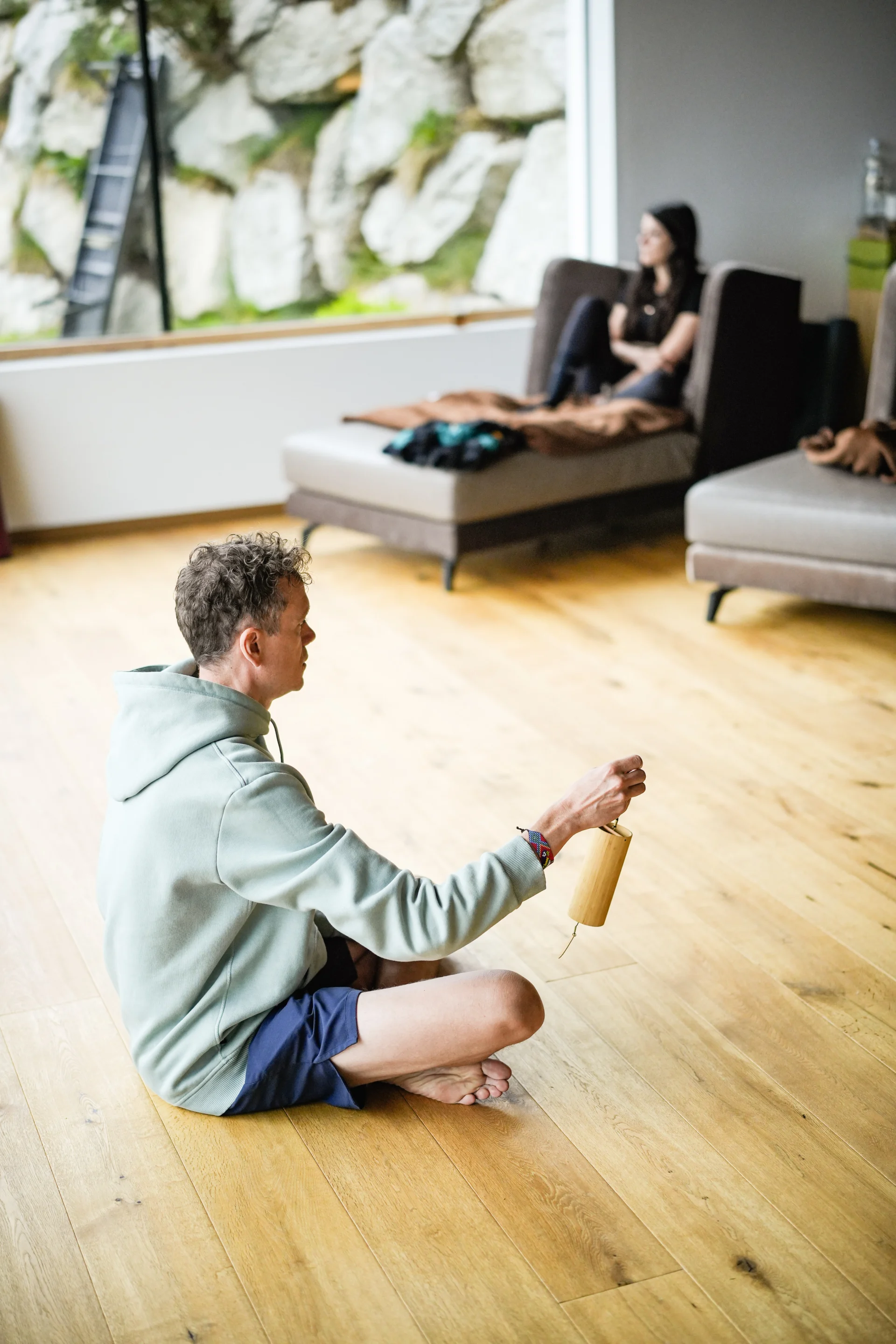 Mirco leitet Meditations Retreat